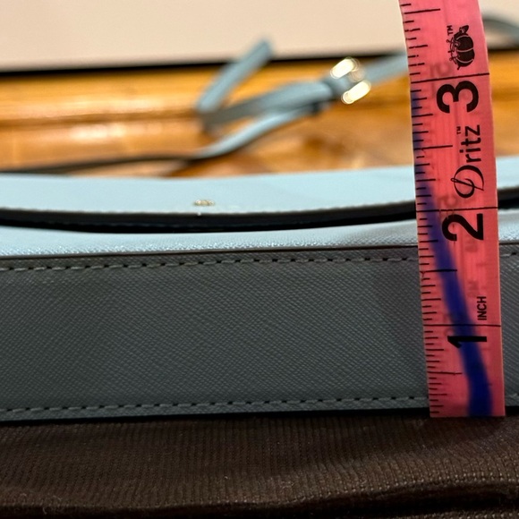NWT Kate Spade Cedar Street Monday Envelope Purse; Light Blue; Crossbody - Picture 6 of 8
